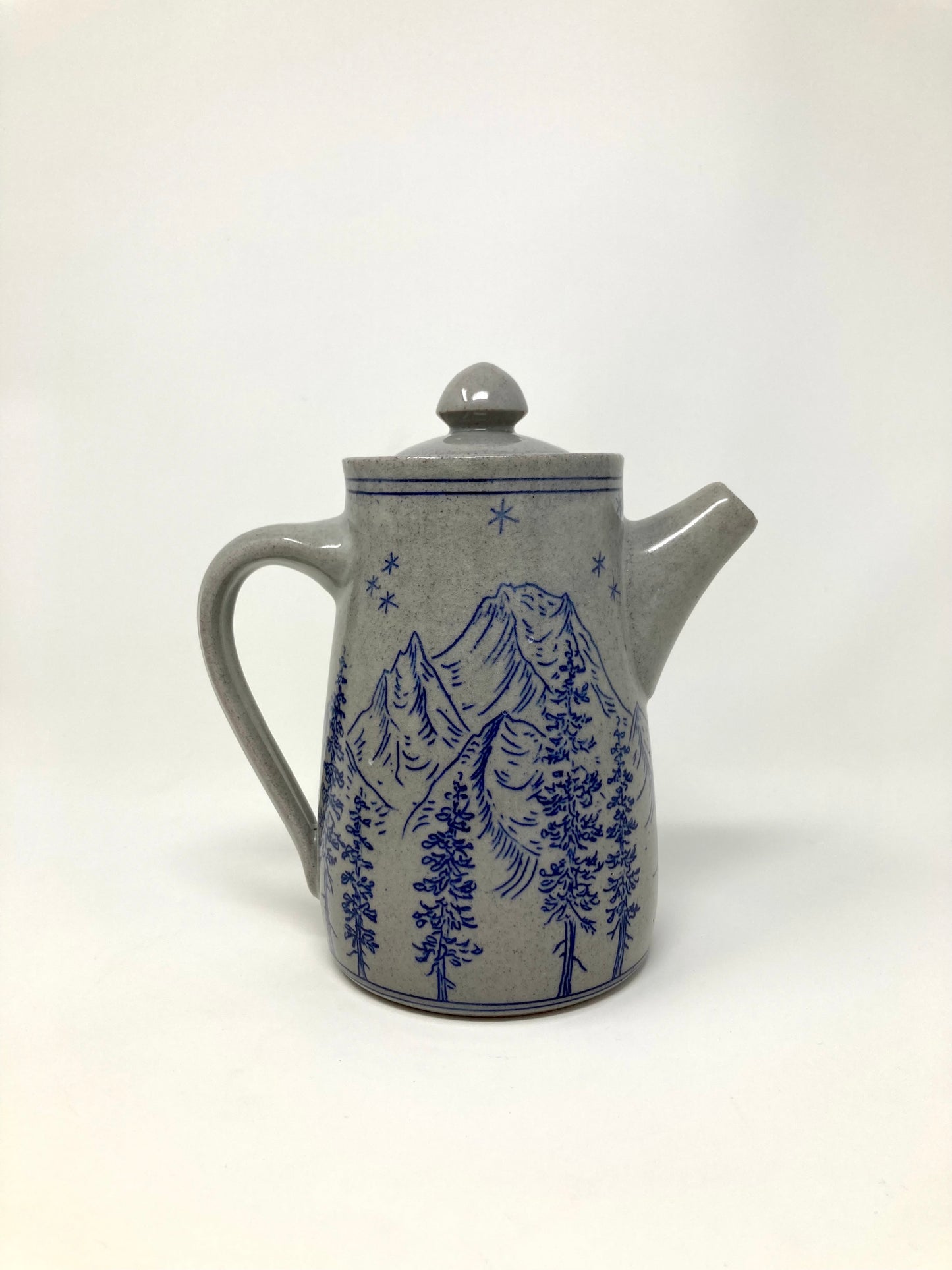 Mountain Landscape Teapot