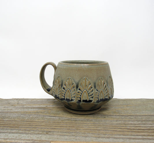 Stamped Art Deco Mug