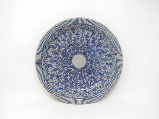 Large Serving Dish with Art Deco Arches