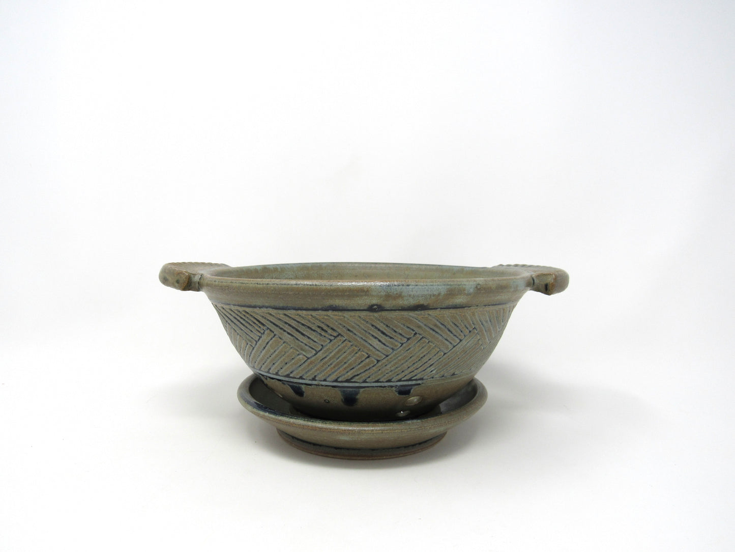 Geometric Berry Bowl in Blue Ridge