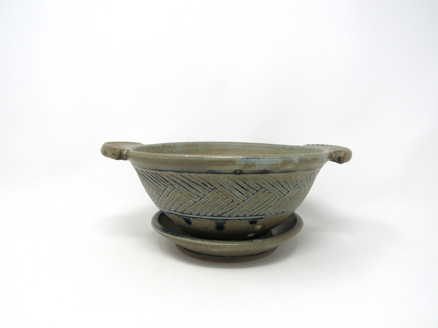Geometric Berry Bowl in Blue Ridge
