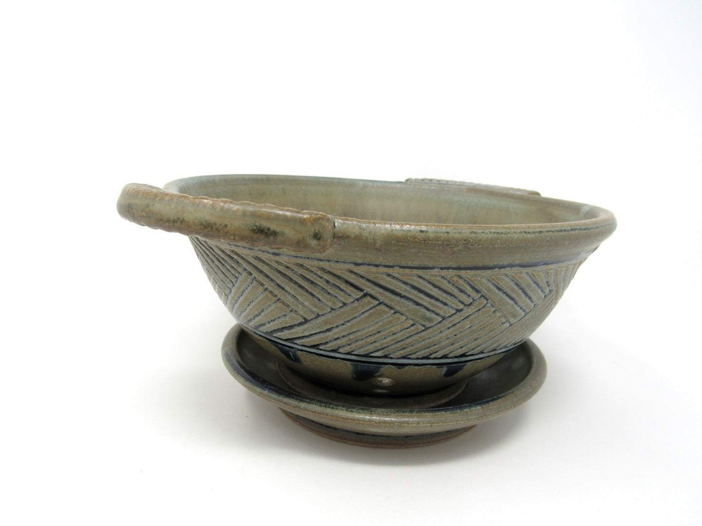Geometric Berry Bowl in Blue Ridge