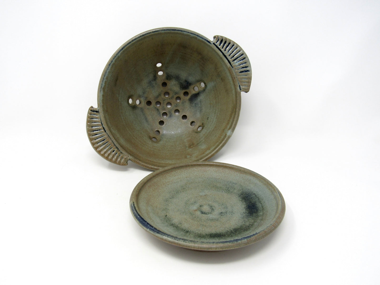 Geometric Berry Bowl in Blue Ridge