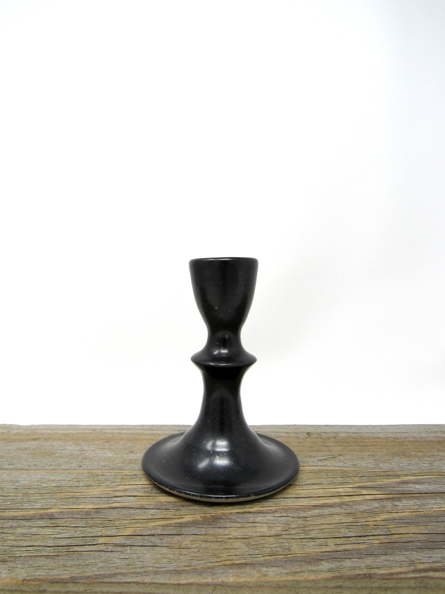 Candlestick in Matte Black