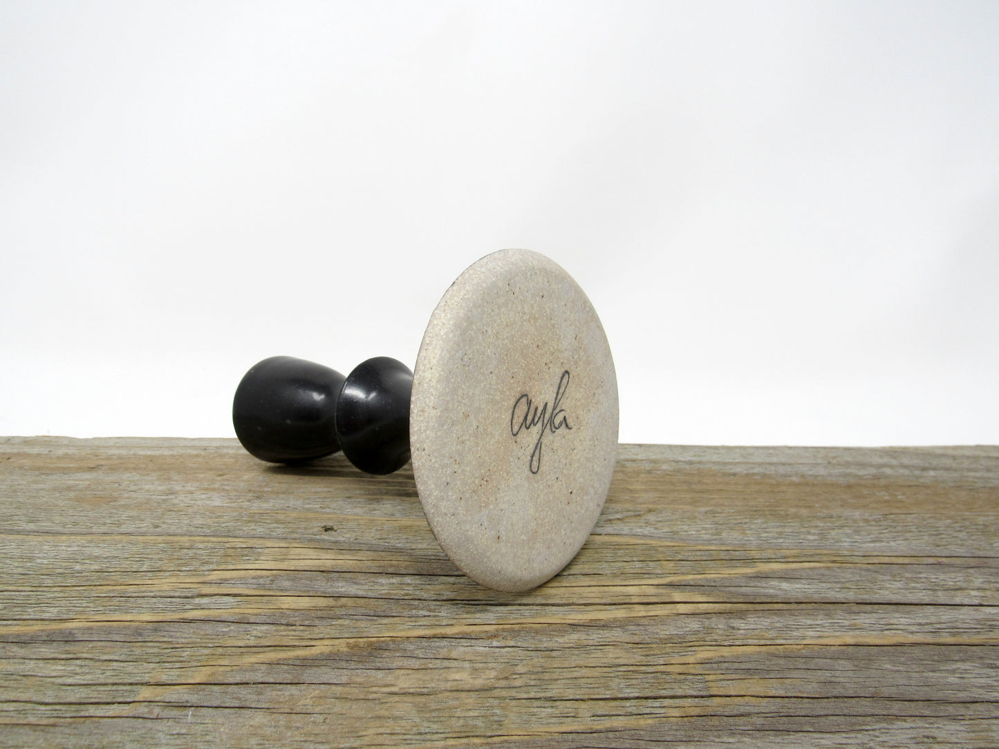 Candlestick in Matte Black