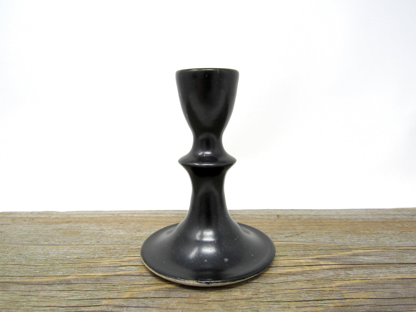 Candlestick in Matte Black