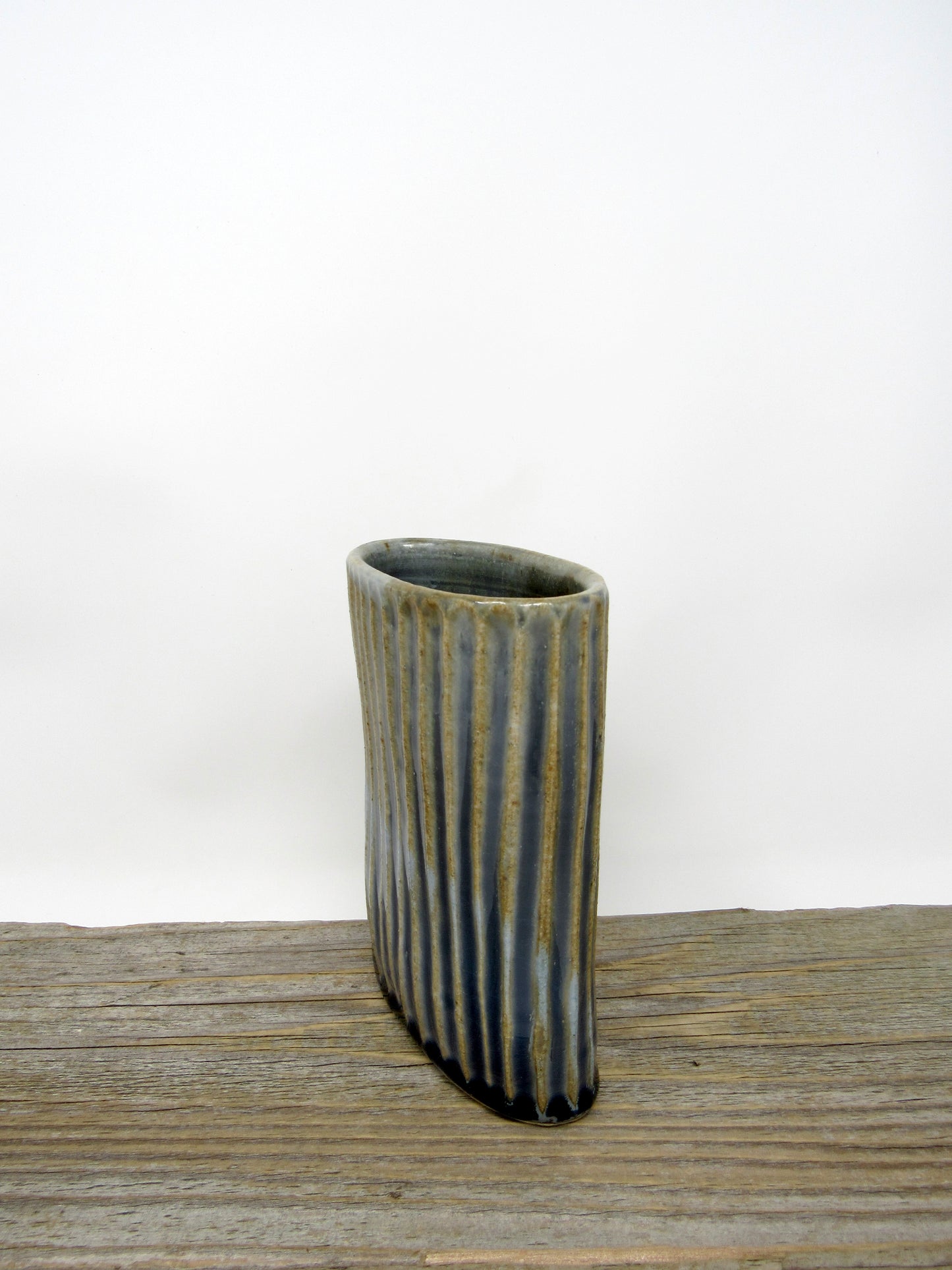 Faceted Envelope Vase #1