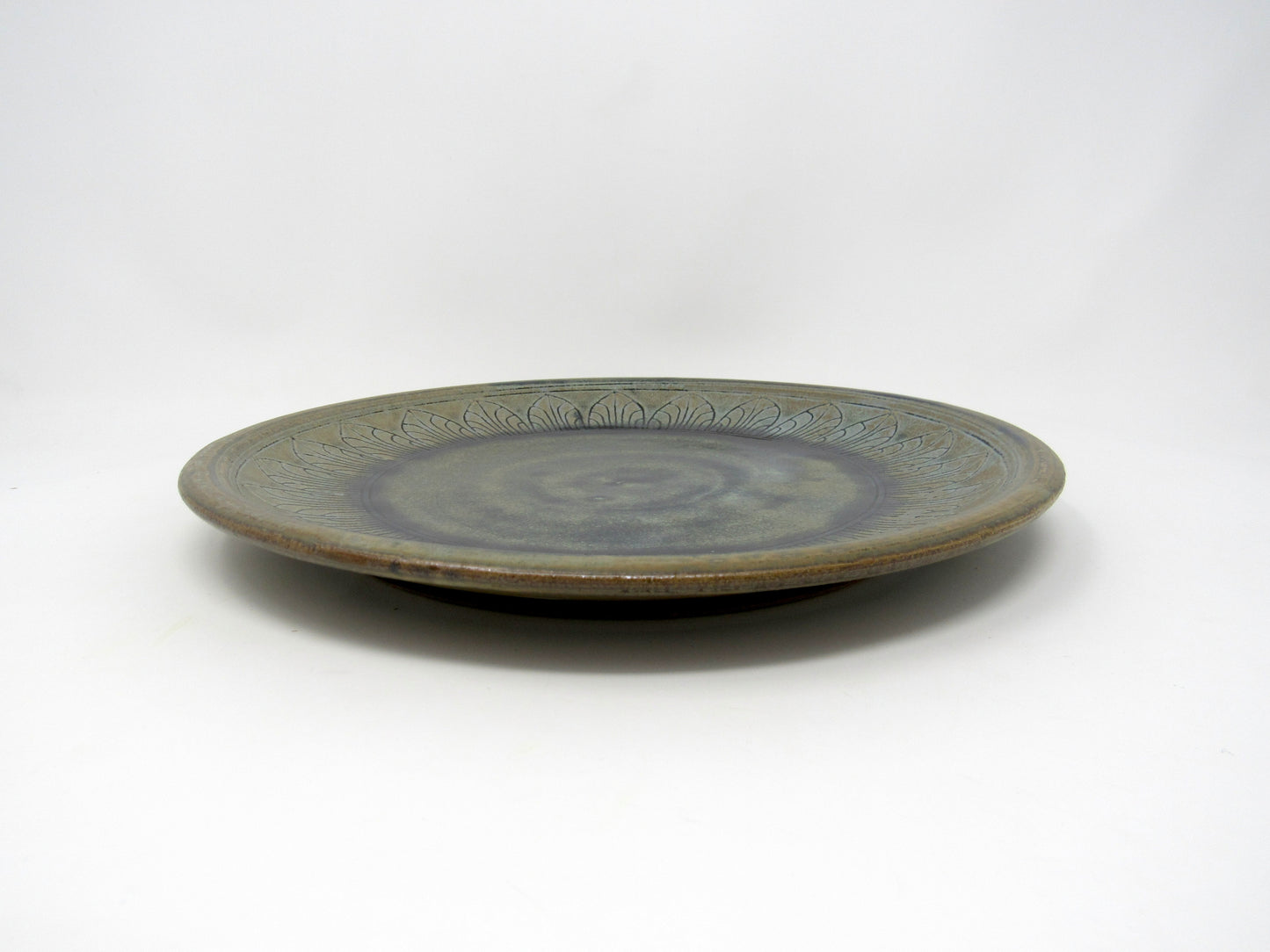 Art Deco Arches Dinner Plate in Blue Ridge