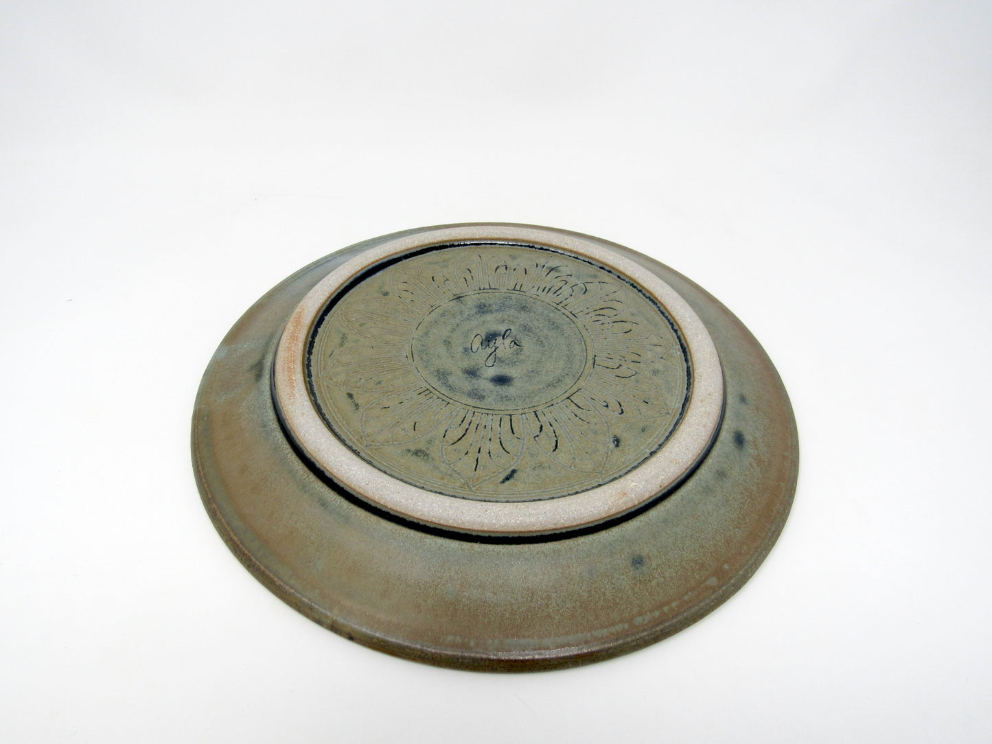 Art Deco Arches Dinner Plate in Blue Ridge