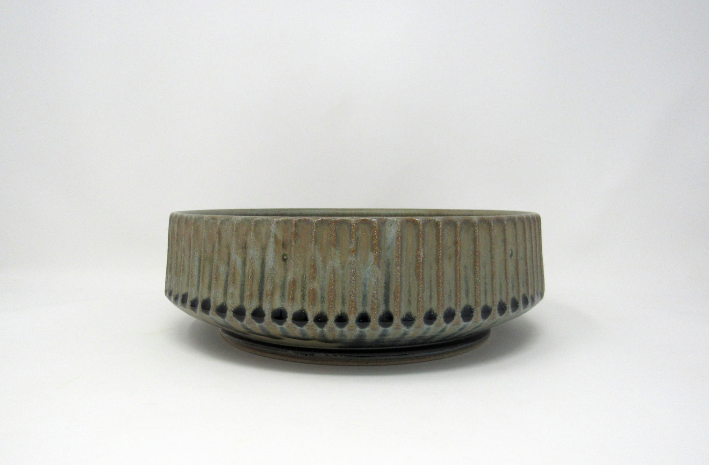 Fluted Serving Bowl in Blue Ridge