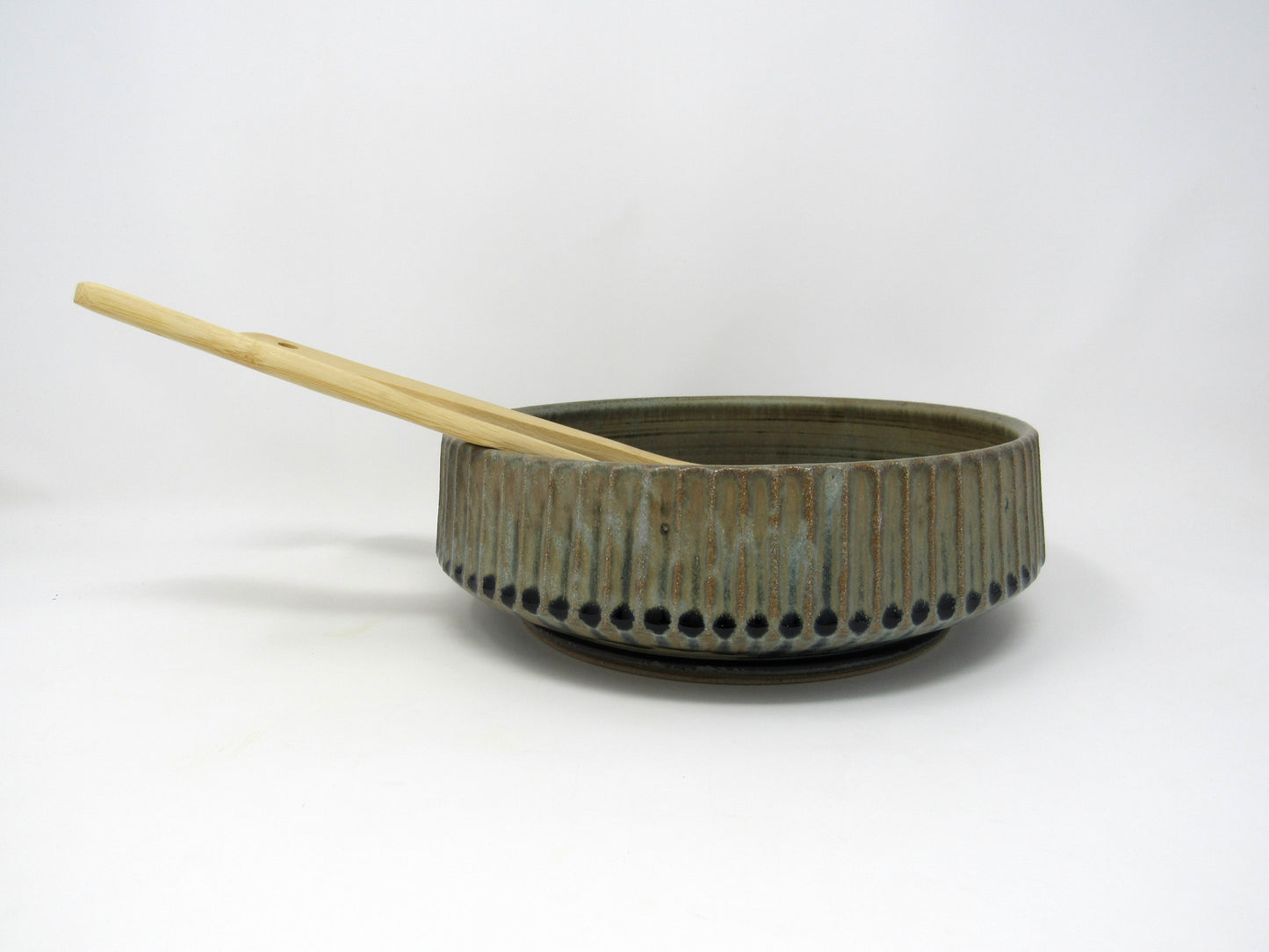 Fluted Serving Bowl in Blue Ridge