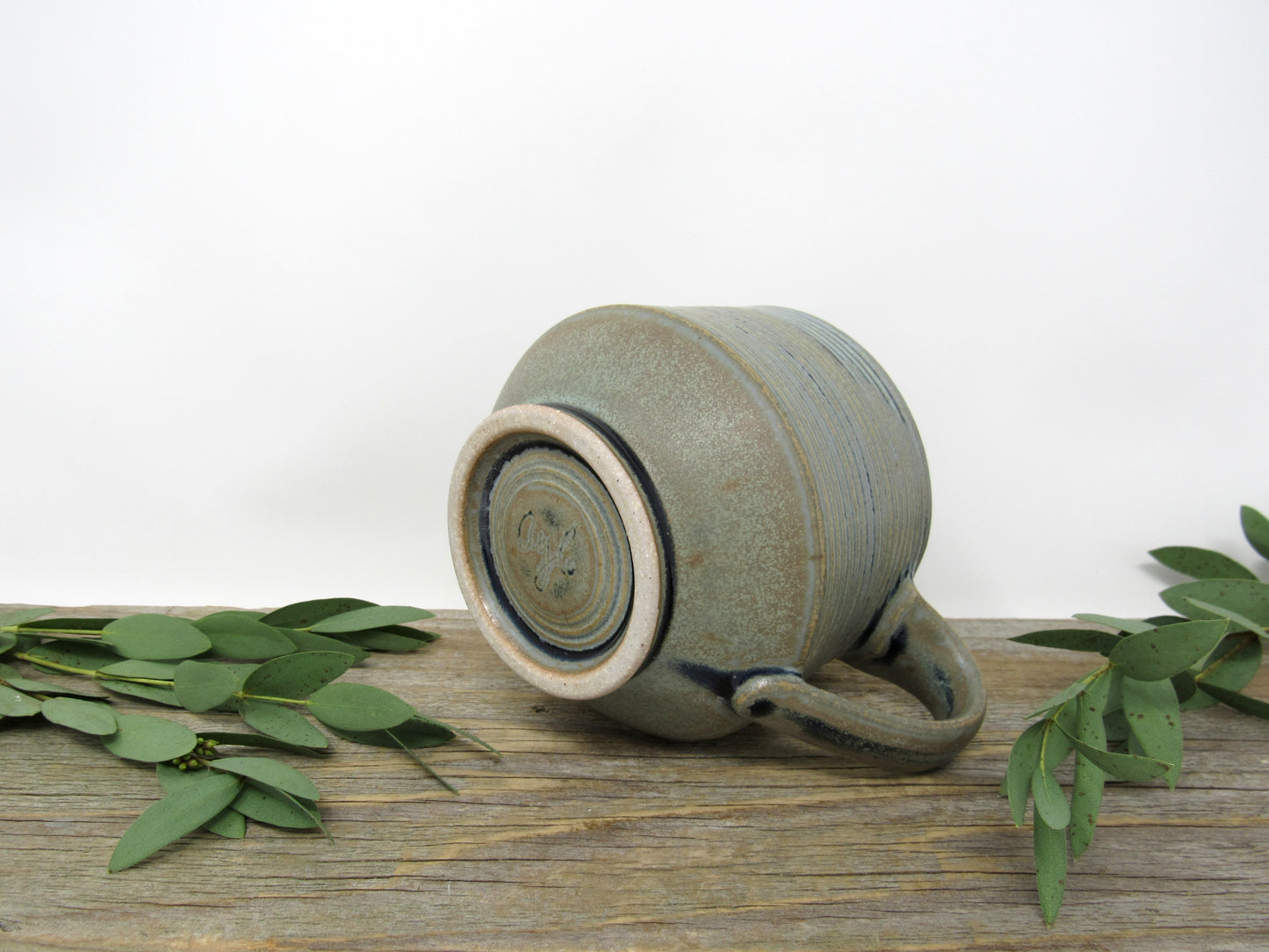 Striped Mug in Blue Ridge