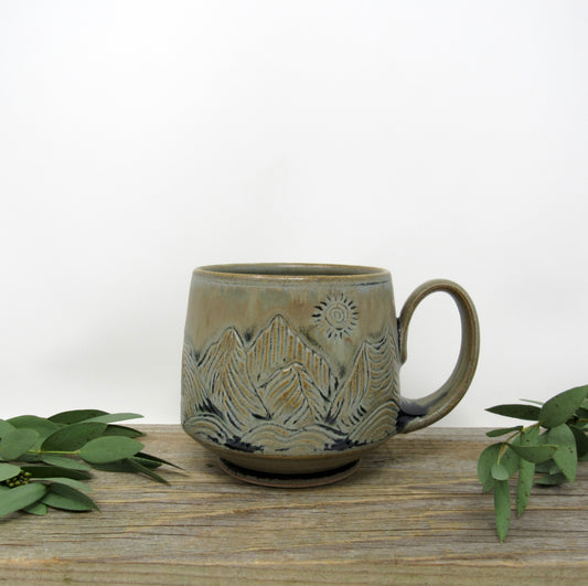 Mountain Landscape Mug in Blue Ridge