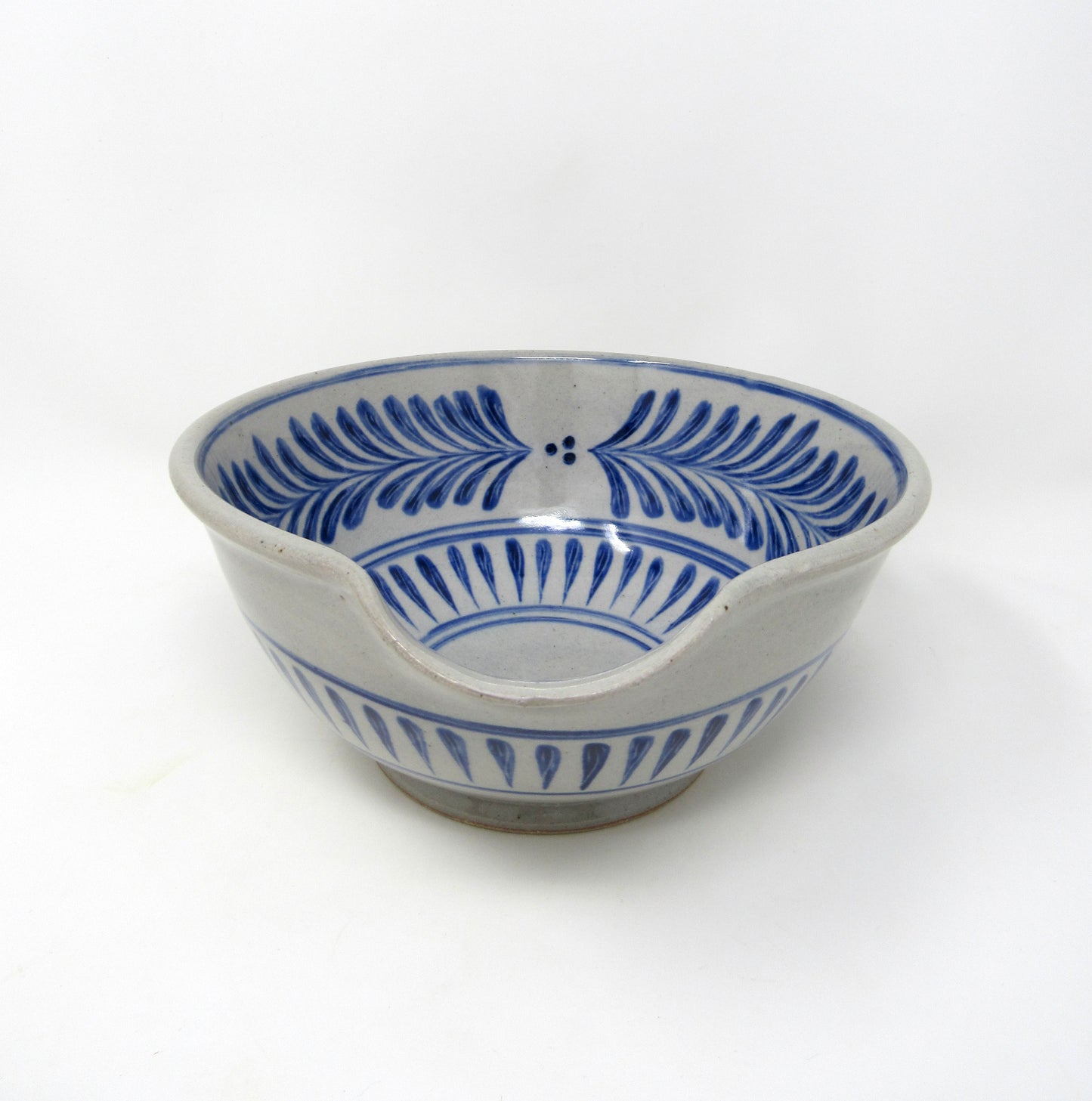 Brushwork Batter Bowl in Blue #1