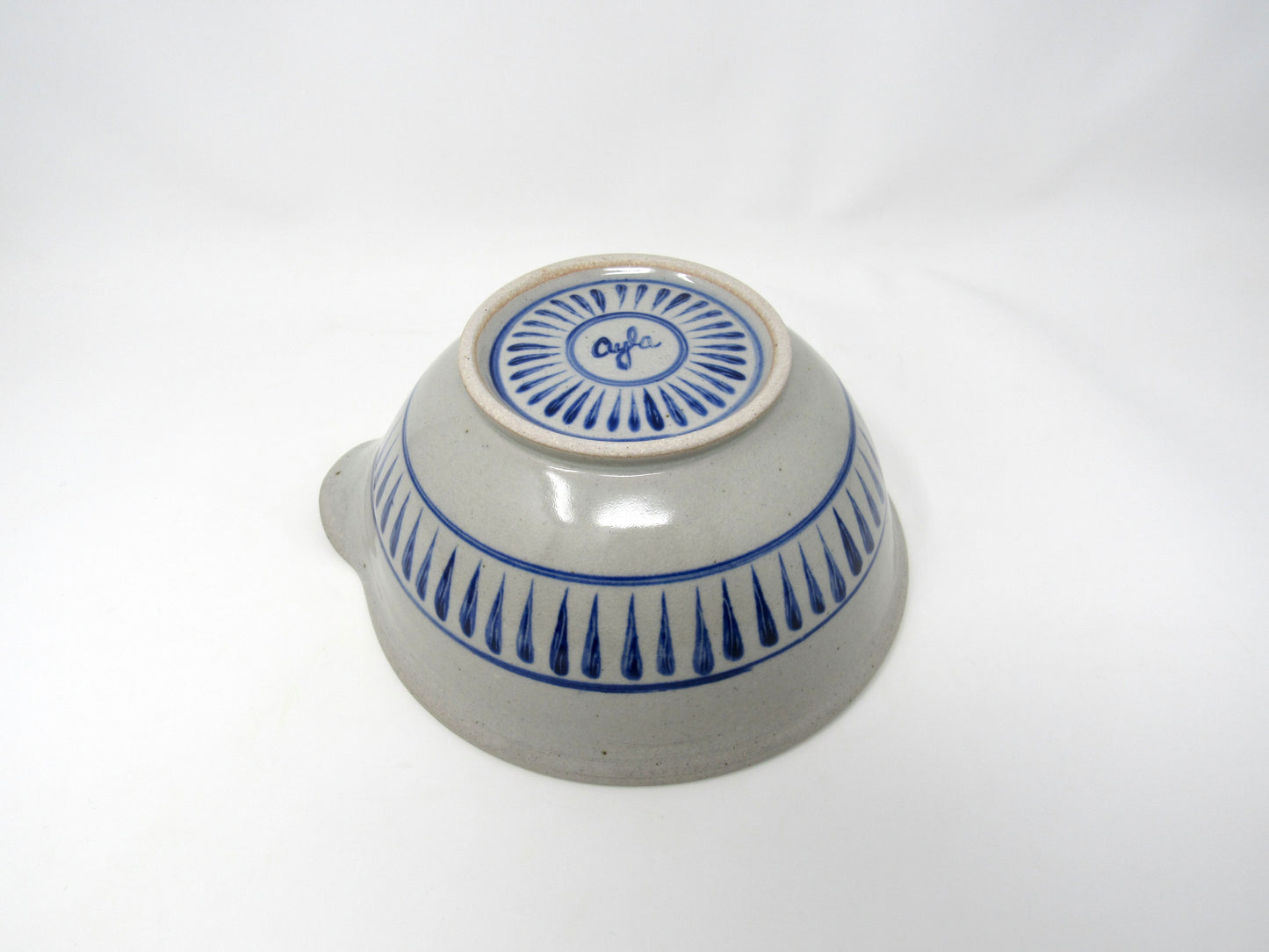 Brushwork Batter Bowl in Blue #1