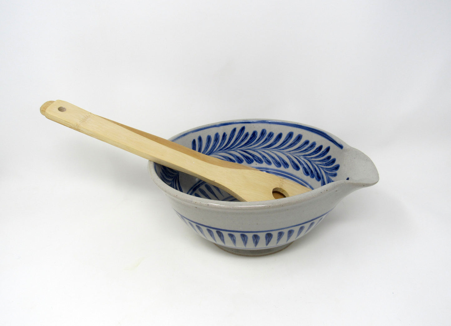 Brushwork Batter Bowl in Blue #1