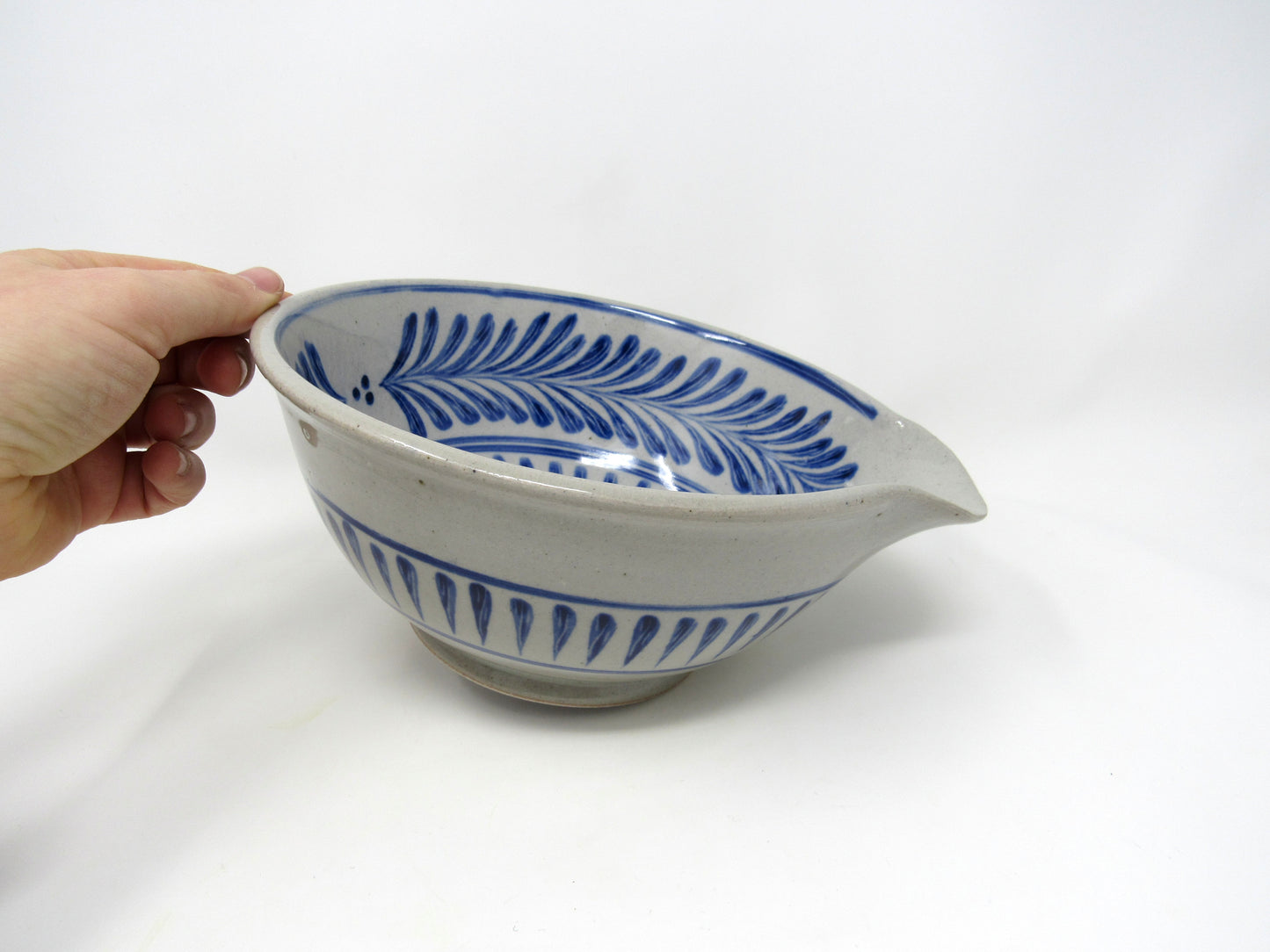 Brushwork Batter Bowl in Blue #1