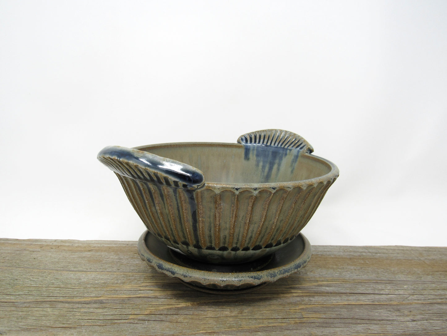 Fluted Berry Bowl in Blue Ridge