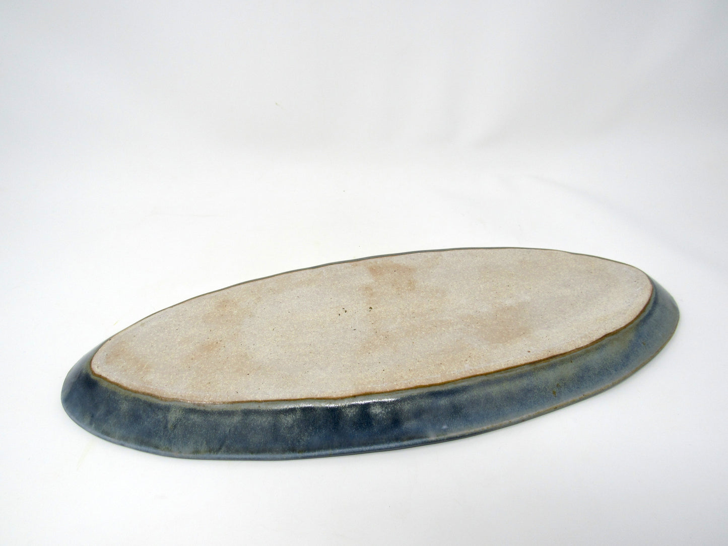Oval Art Deco Stamped Serving Tray