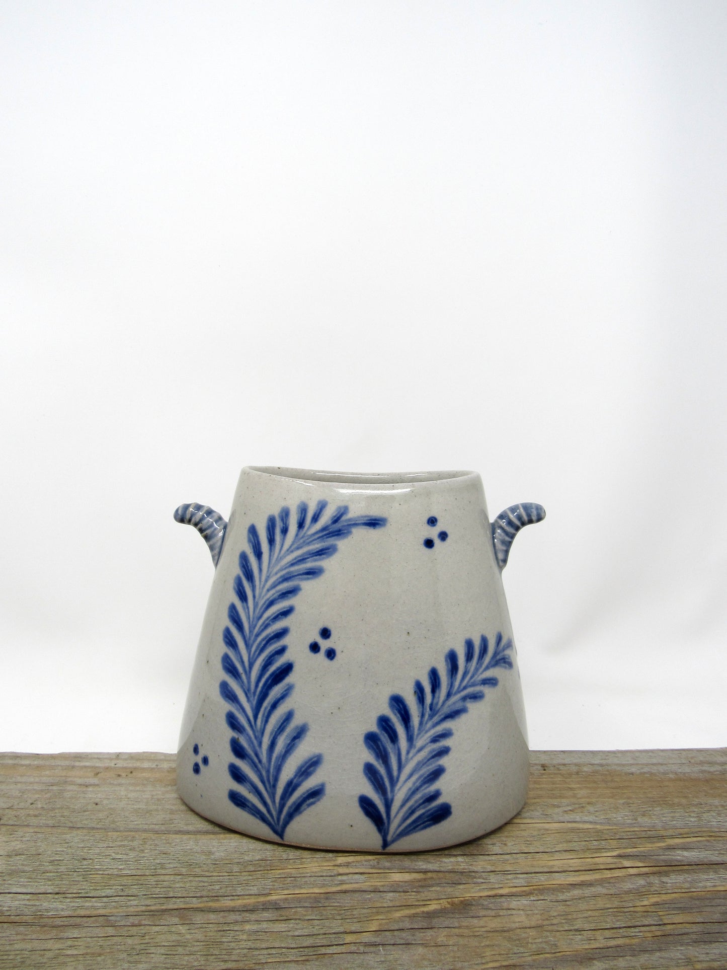 Brushwork Vase, Oval