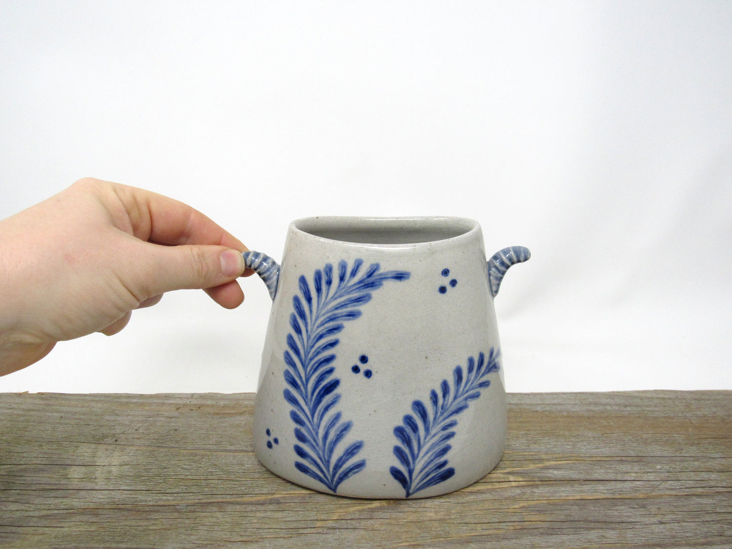 Brushwork Vase, Oval