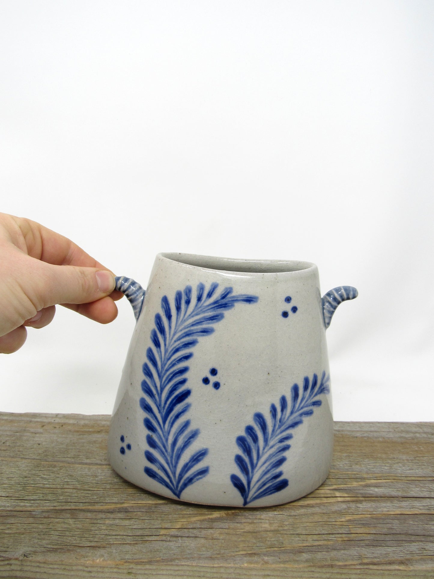 Brushwork Vase, Oval