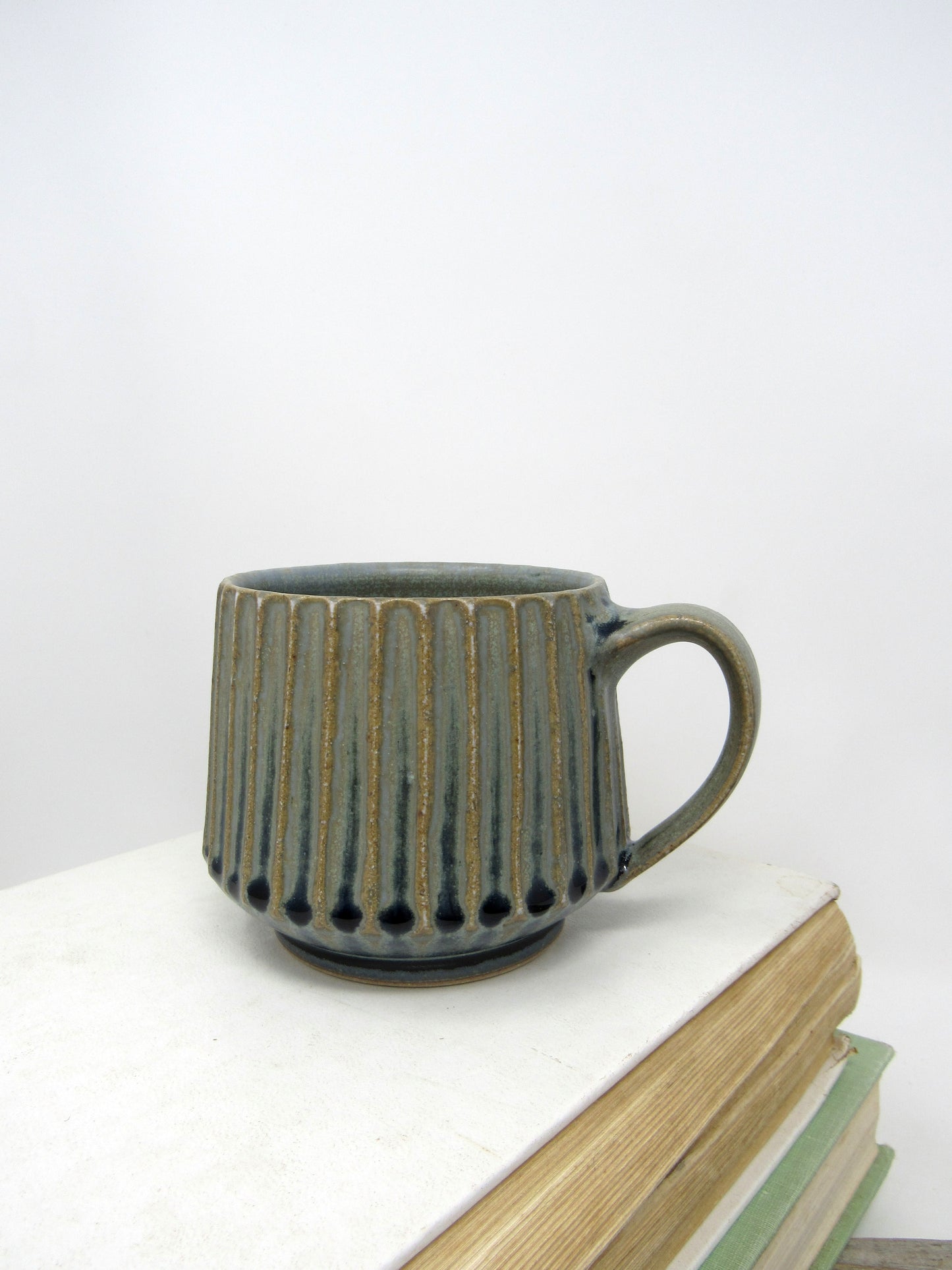 Fluted Mug in Blue Ridge #1
