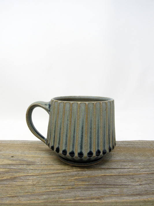 Fluted Mug in Blue Ridge #1