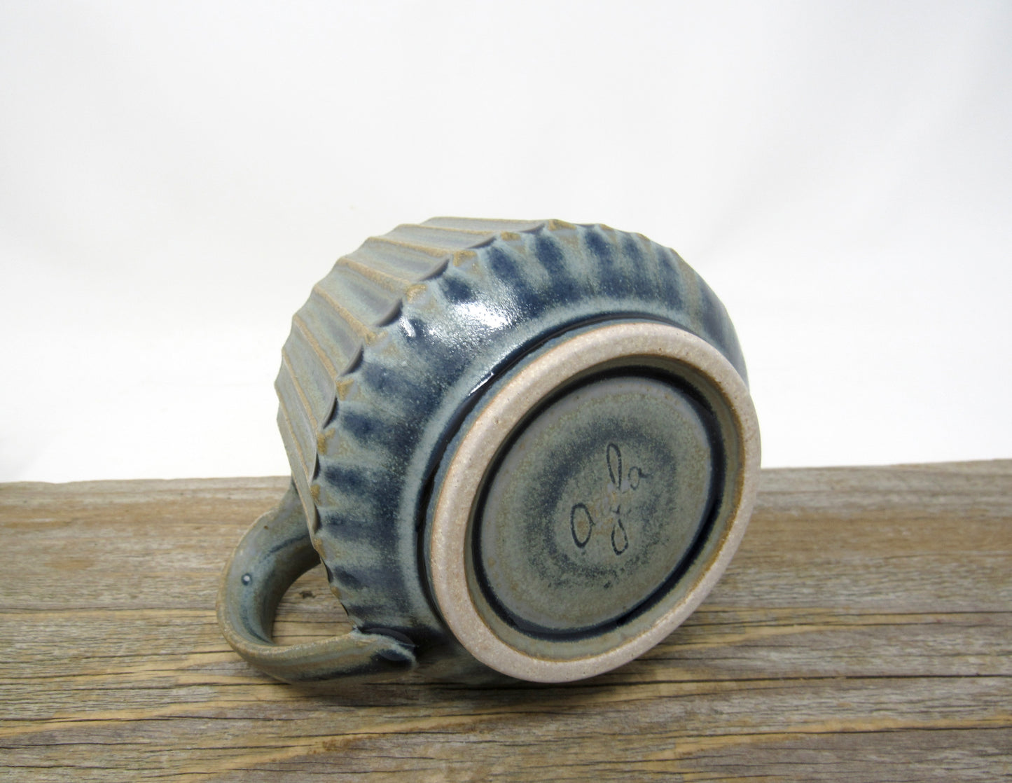Fluted Mug in Blue Ridge #1