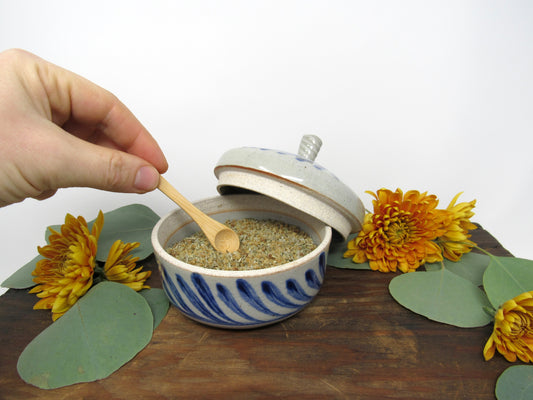 Salt Jar and Seasoning Salt Set #12 (Collab with Nettles and Petals NW)