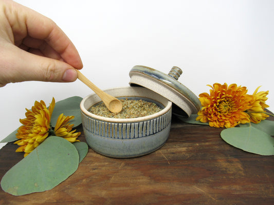 Salt Jar and Seasoning Salt Set #13 (Collab with Nettles and Petals NW)