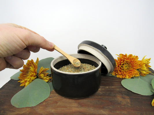 Salt Jar and Seasoning Salt Set #14 (Collab with Nettles and Petals NW)