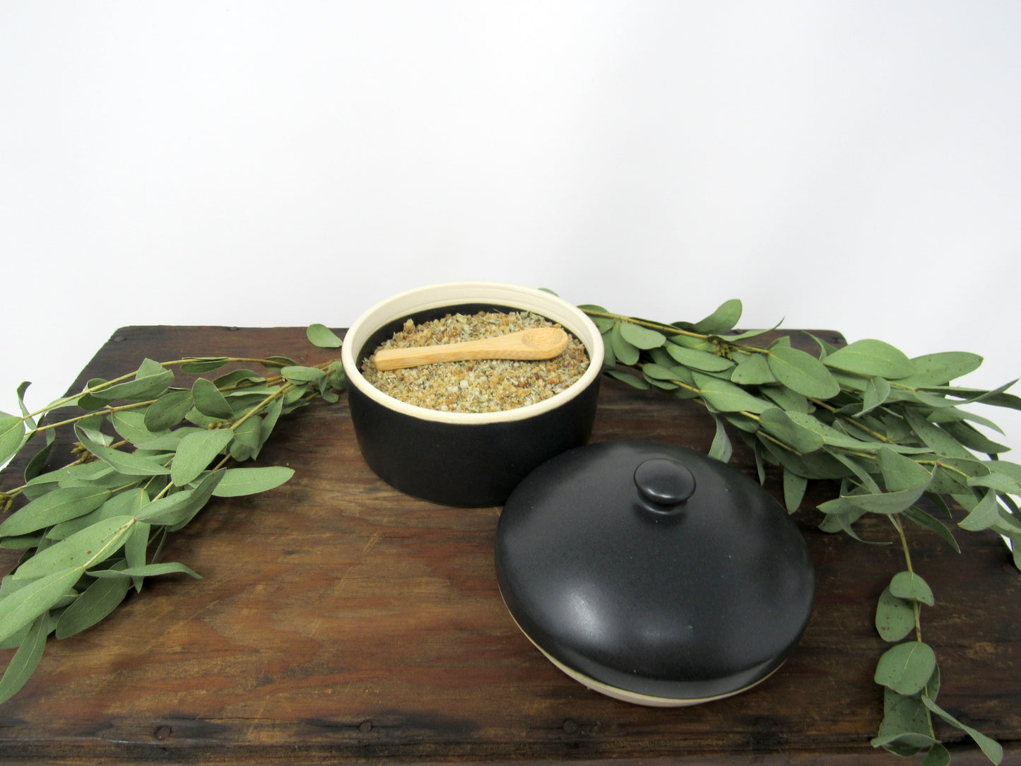 Salt Jar and Seasoning Salt Set #19 (Collab with Nettles and Petals NW)