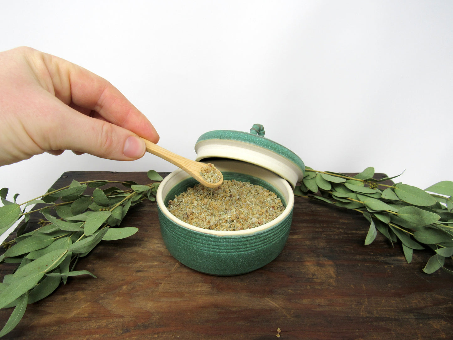 Salt Jar and Seasoning Salt Set #20 (Collab with Nettles and Petals NW)