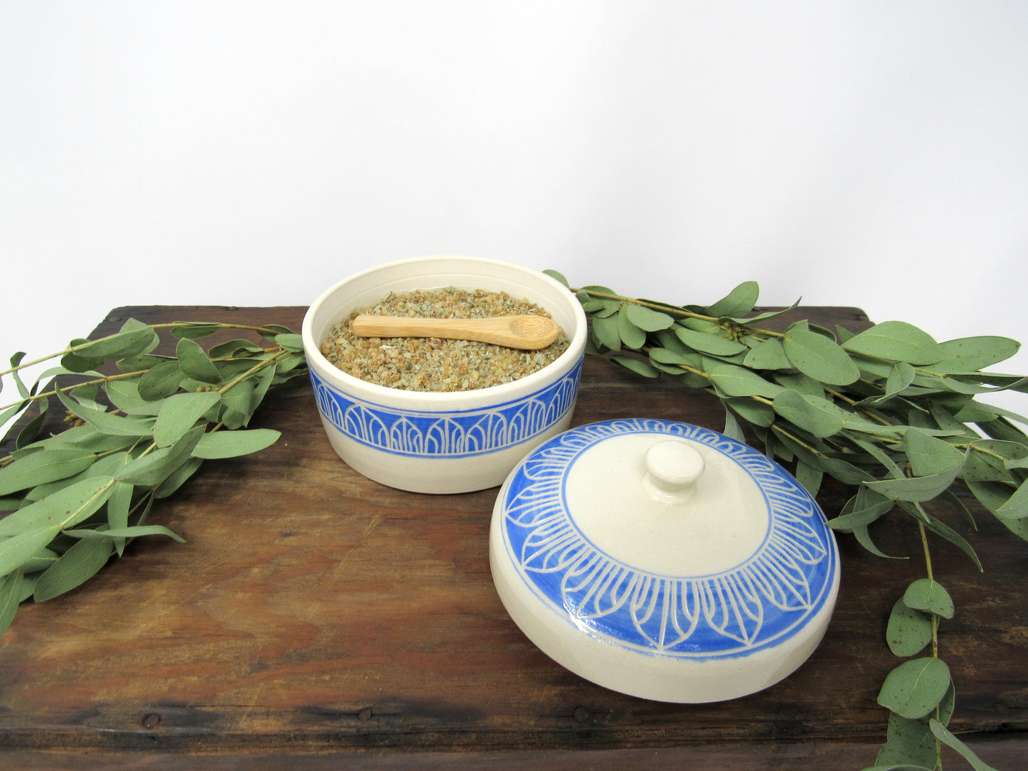 Salt Jar and Seasoning Salt Set #21 (Collab with Nettles and Petals NW)