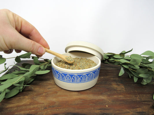 Salt Jar and Seasoning Salt Set #21 (Collab with Nettles and Petals NW)