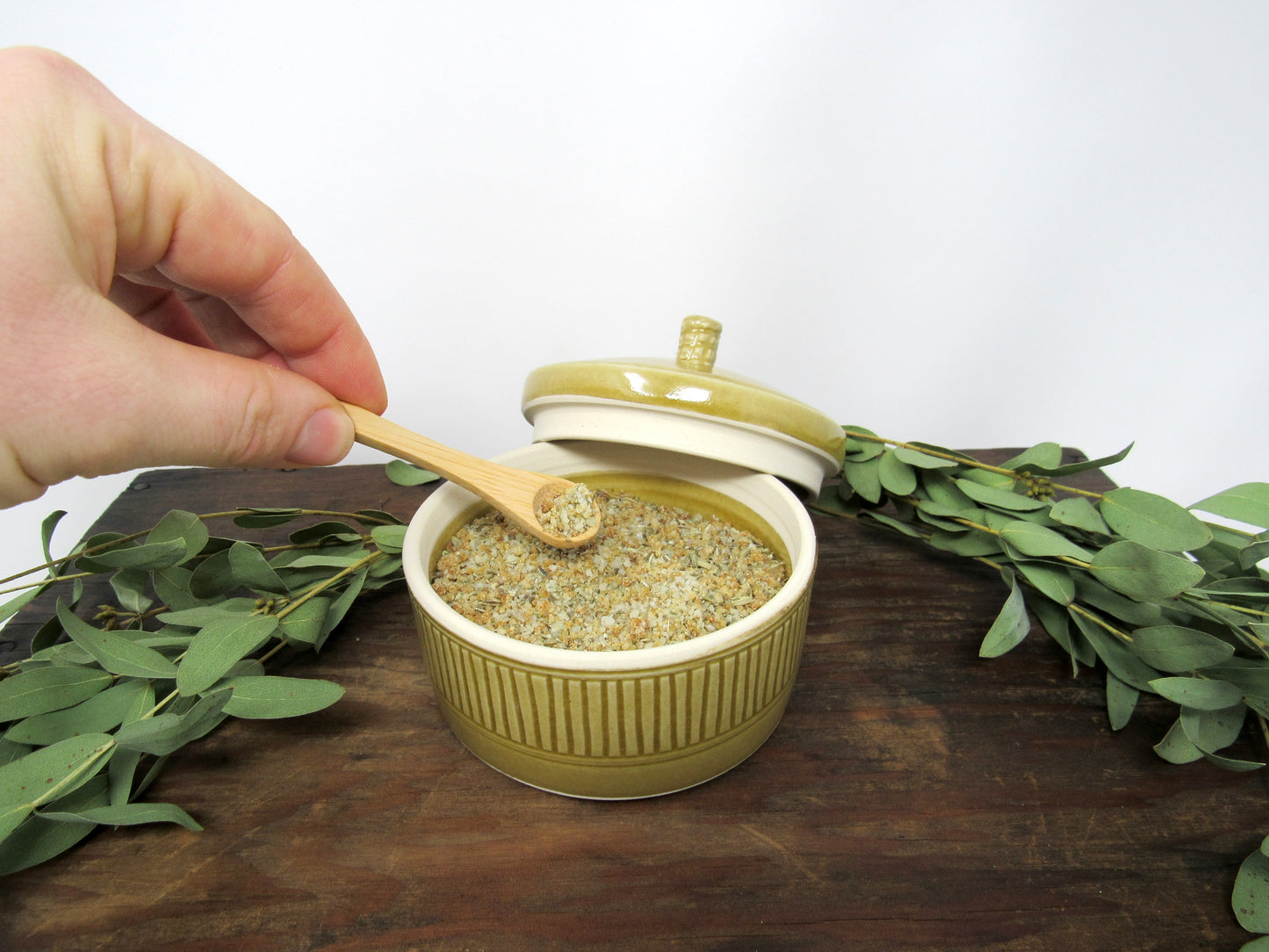 Salt Jar and Seasoning Salt Set #22 (Collab with Nettles and Petals NW)