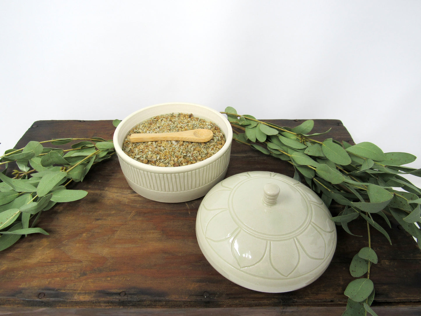 Salt Jar and Seasoning Salt Set #23 (Collab with Nettles and Petals NW) **Second**