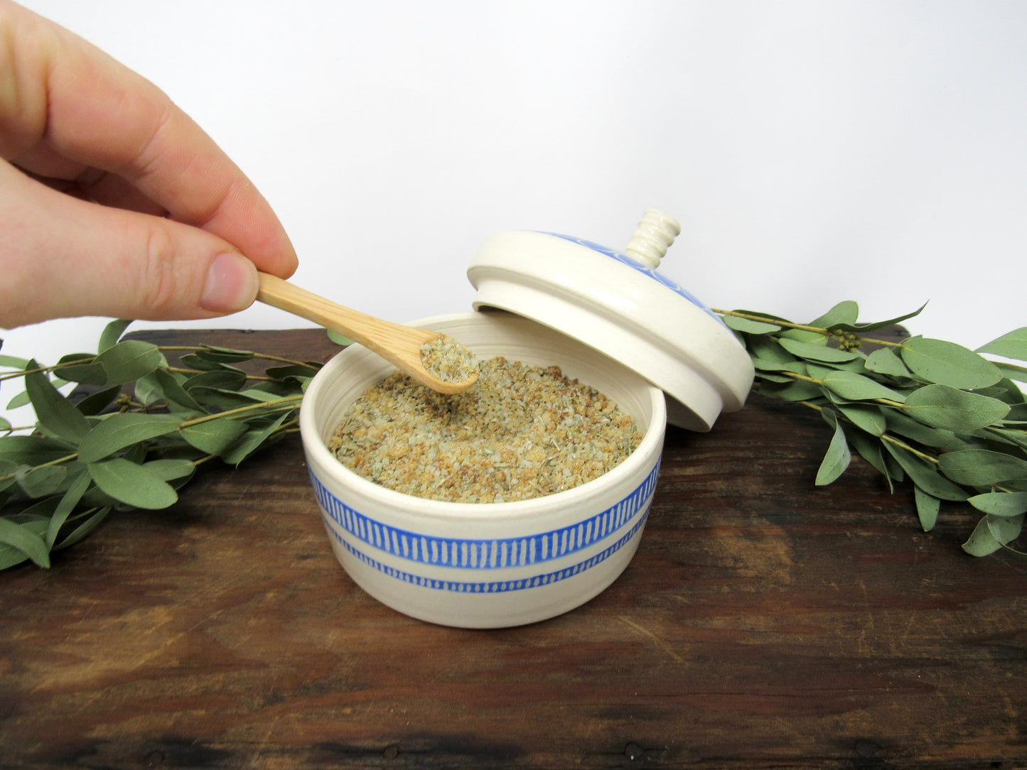 Salt Jar and Seasoning Salt Set #24 (Collab with Nettles and Petals NW)