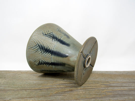 Herringbone Pourover Coffee Cone in Blue Ridge