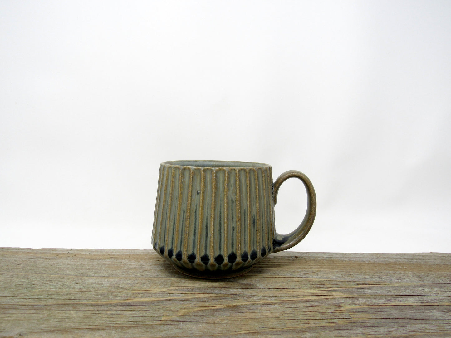 Fluted Mug in Blue Ridge #2
