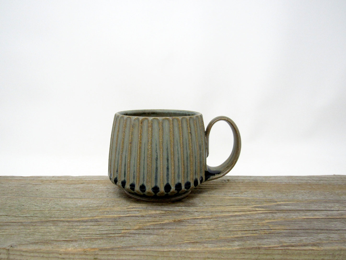 Fluted Mug in Blue Ridge #1