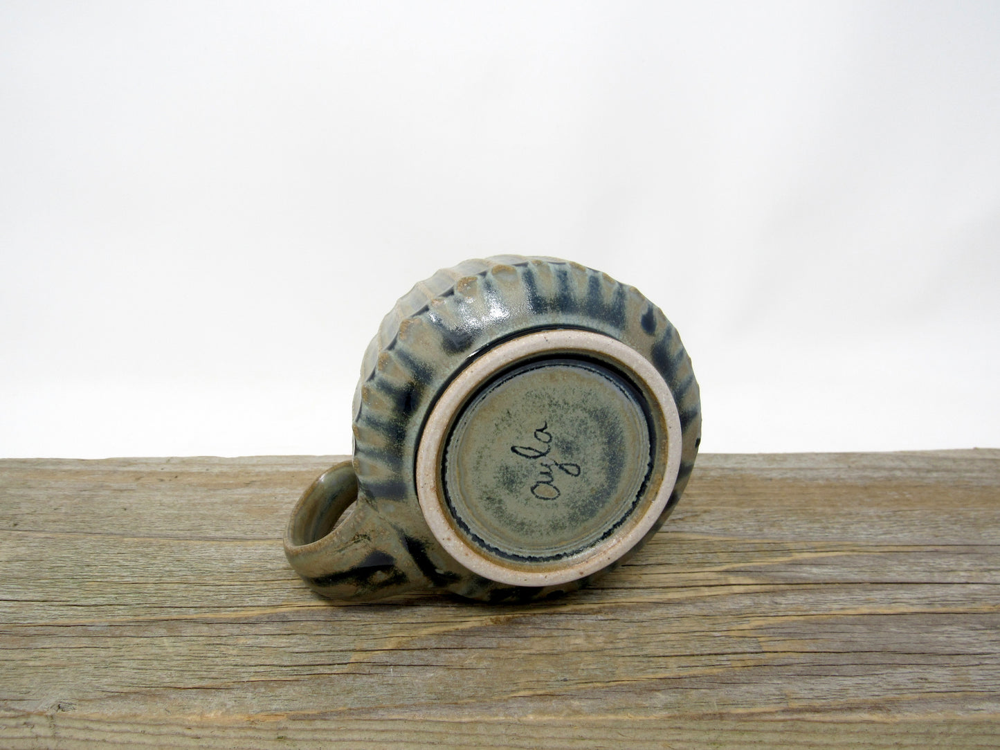 Fluted Mug in Blue Ridge #1