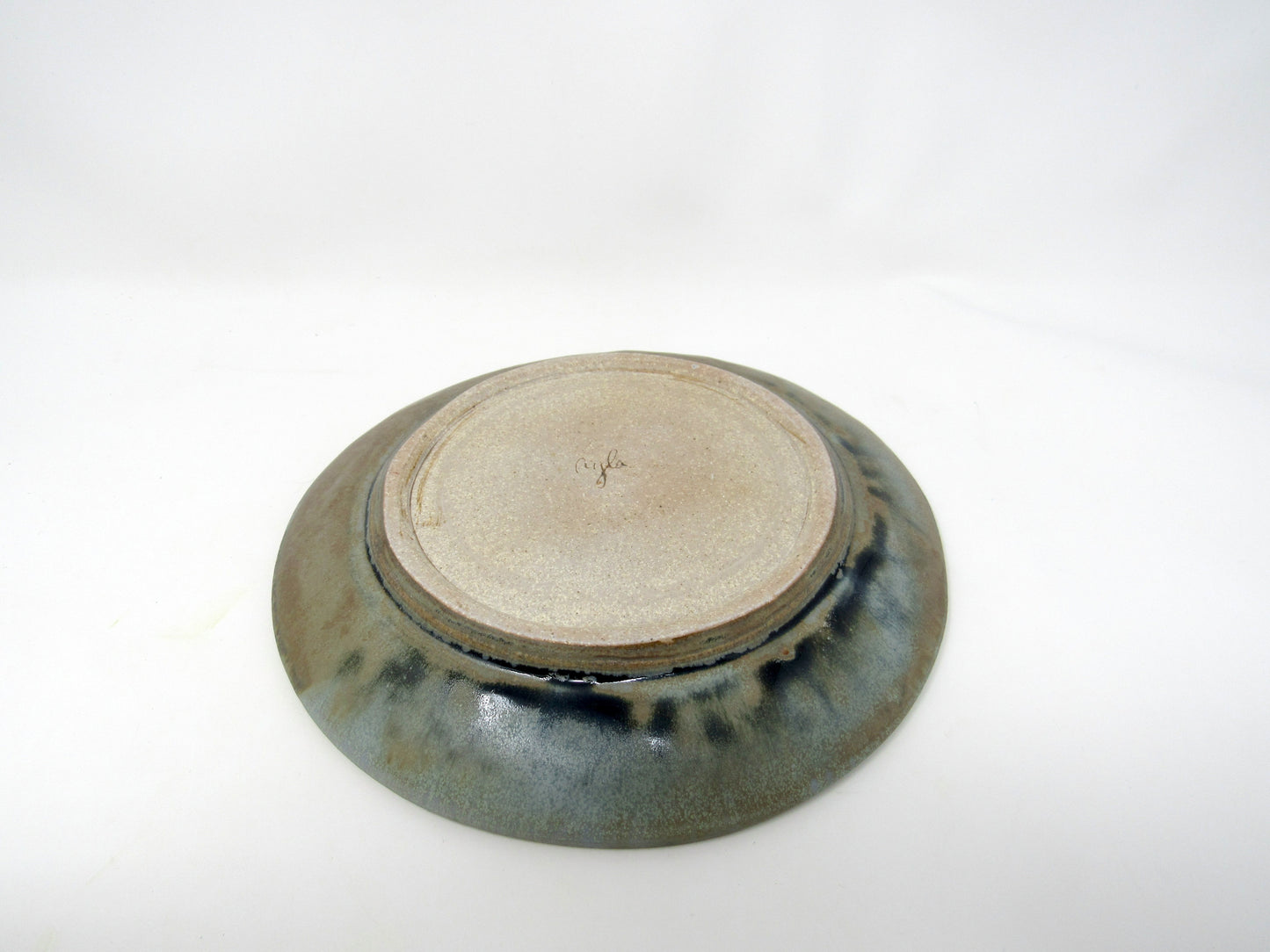 Handbuilt Lunch Plate with Stamped Design