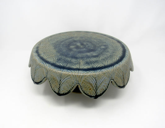 Herringbone Cake Stand in Blue Ridge