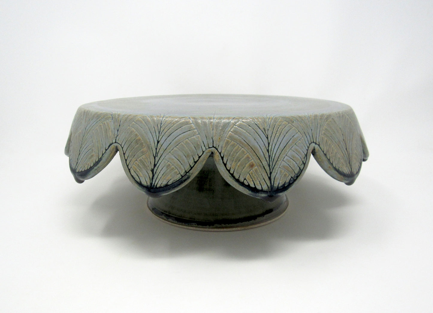 Herringbone Cake Stand in Blue Ridge