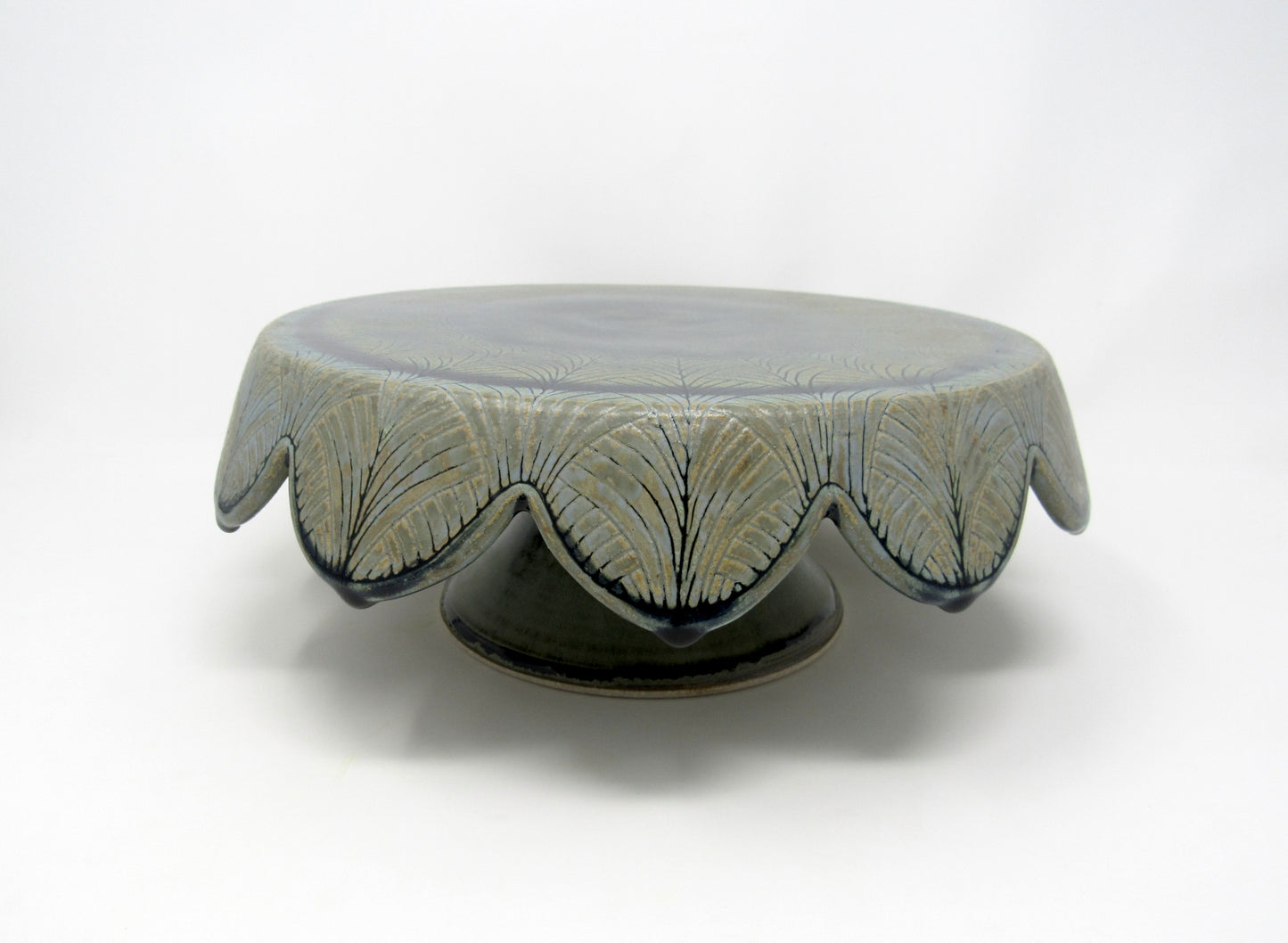 Herringbone Cake Stand in Blue Ridge