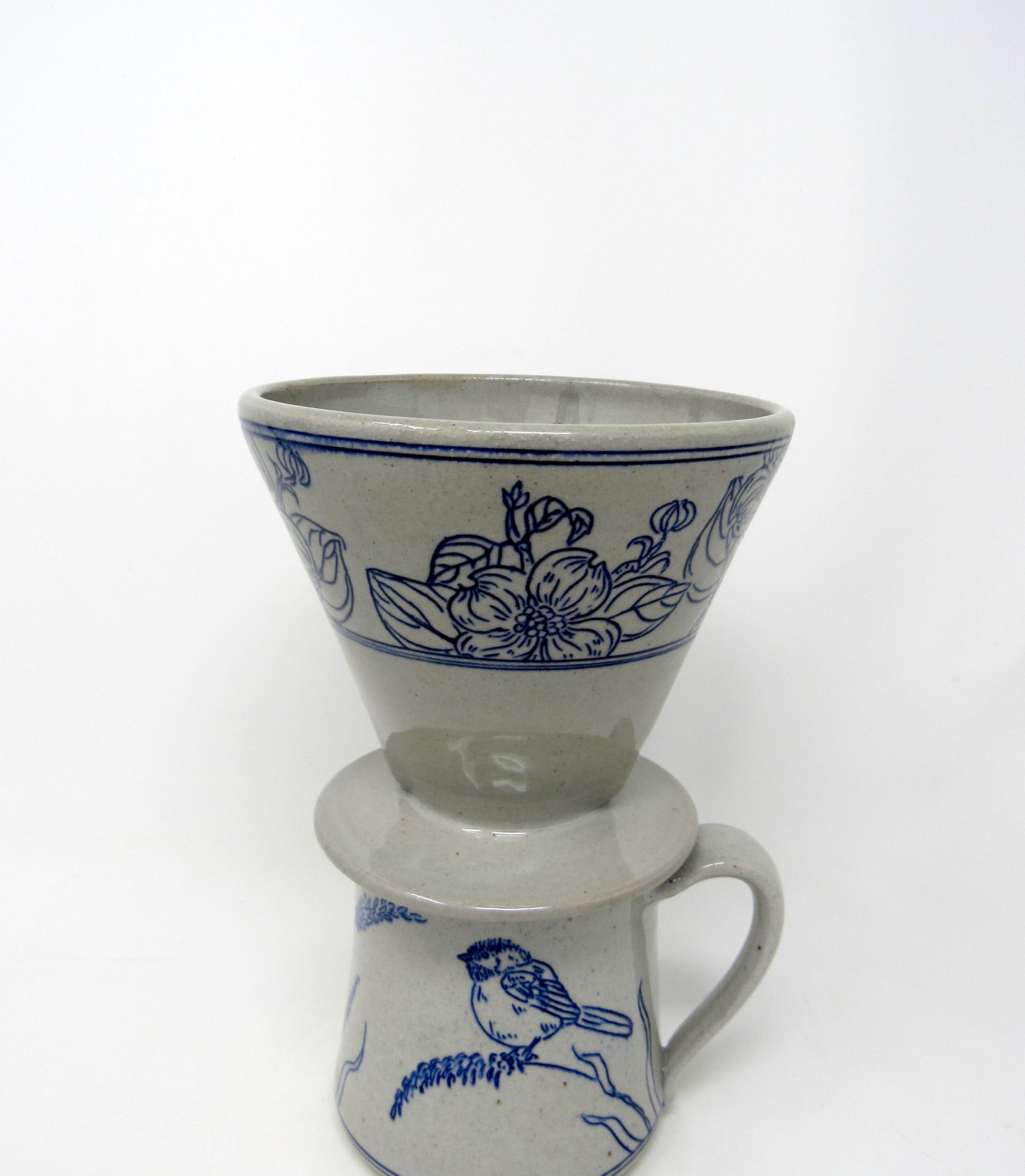 Dogwood Flower Pourover Coffee Cone **slightly discounted