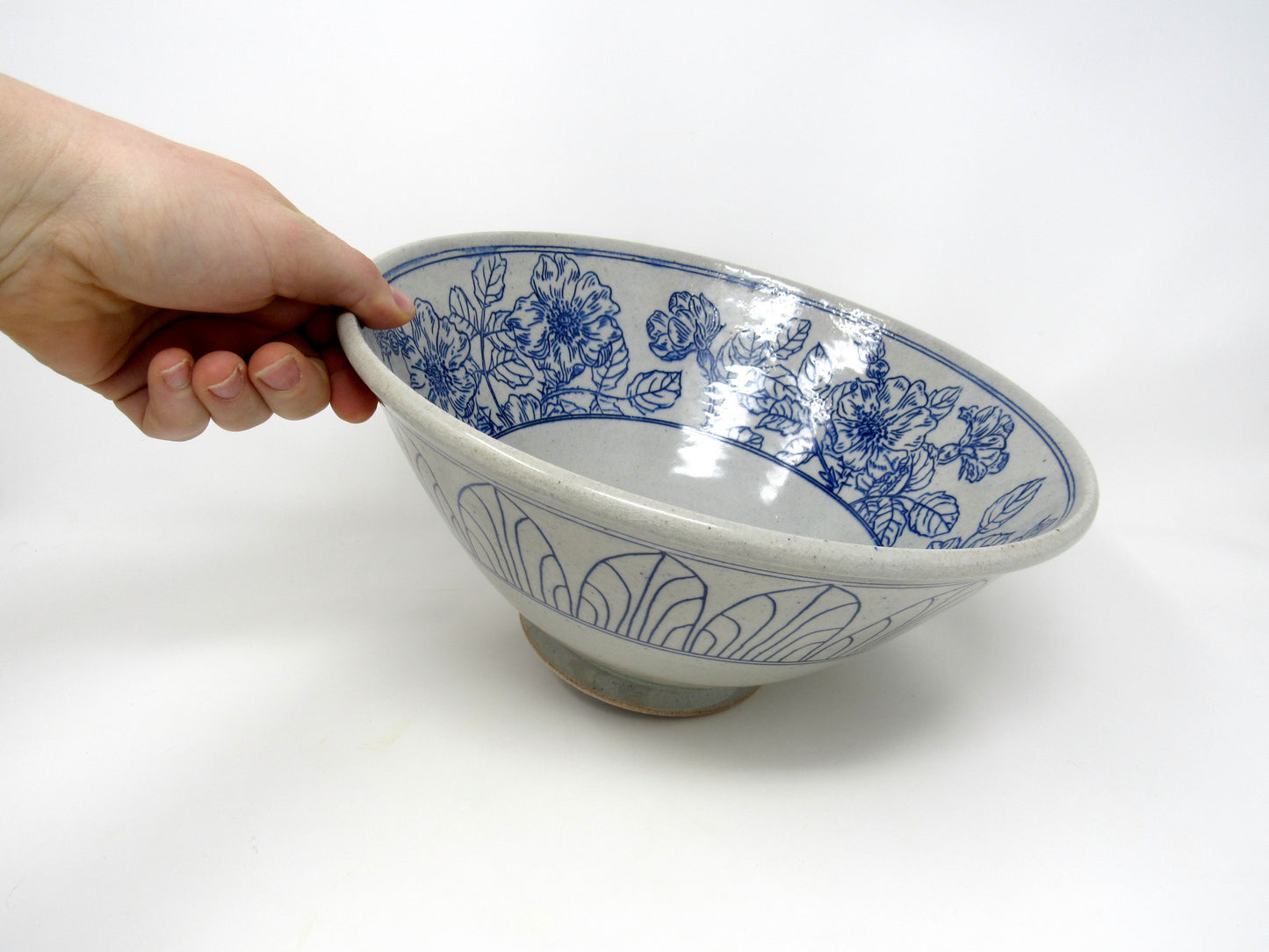 PICK OF THE KILN: Large Rugosa Rose Serving Bowl