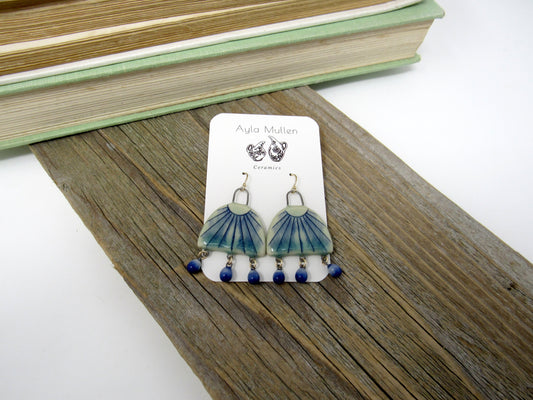Large Sunburst Earrings with Dangles